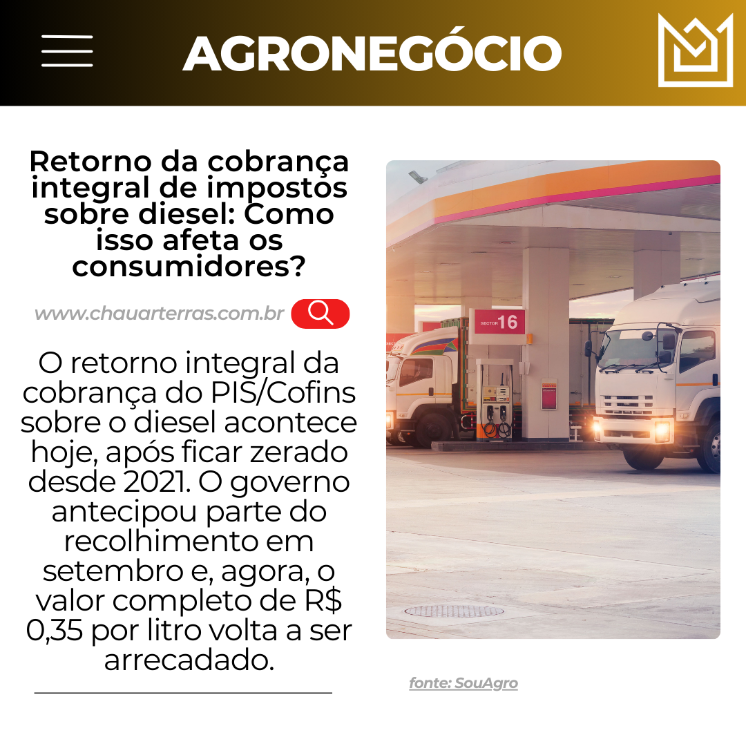 Retorno da cobrança integral de impostos sobre diesel: Como isso afeta os consumidores?