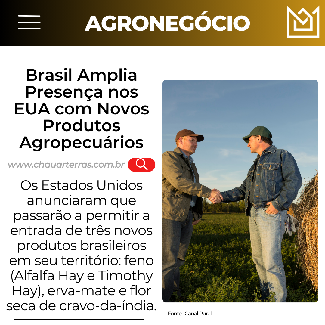 EUA Abrem as Portas para Produtos Brasileiros