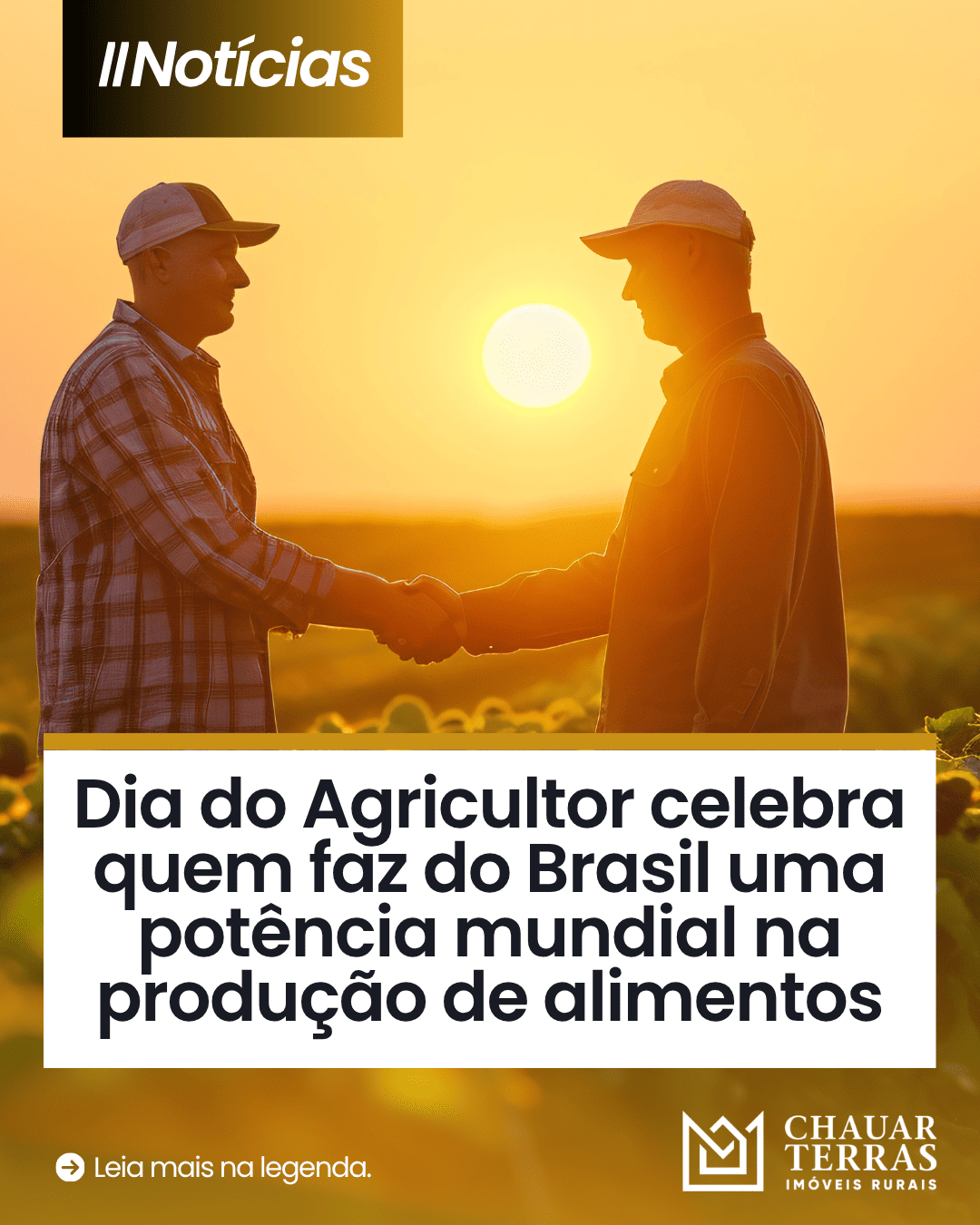 Dia do Agricultor destaca força do campo brasileiro